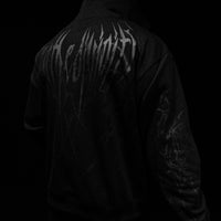 Venom Oversized Zip-up Hoodie [DARKNESS]