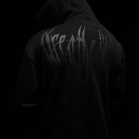 Venom Oversized Zip-up Hoodie [DARKNESS]