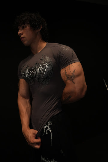 Void Tech™ Shadows of Death Compression [PURGATORY GREY] MEN'S BF COLL 2025