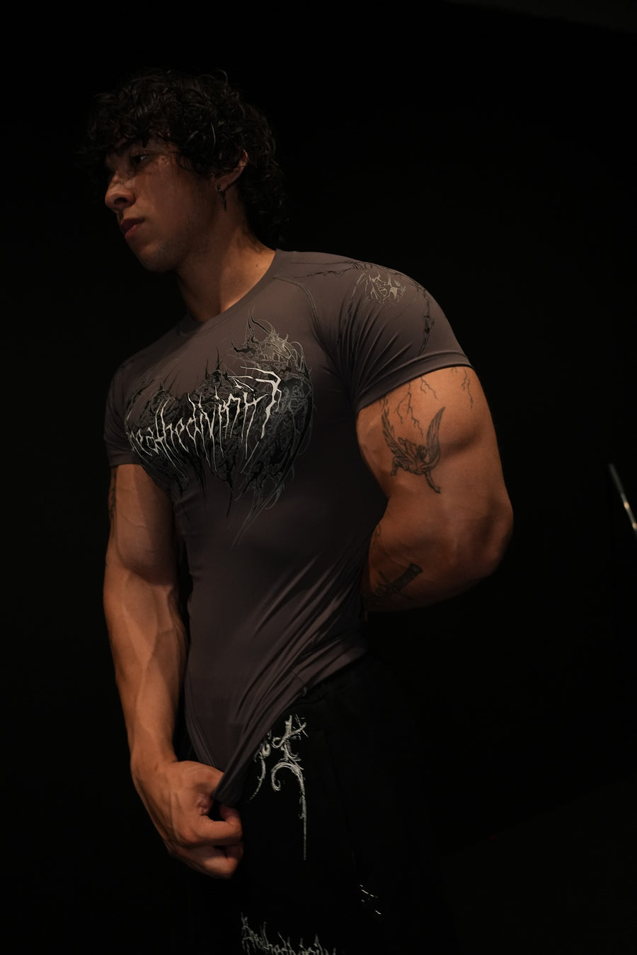 Void Tech™ Shadows of Death Compression [PURGATORY GREY] MEN'S BF COLL 2025