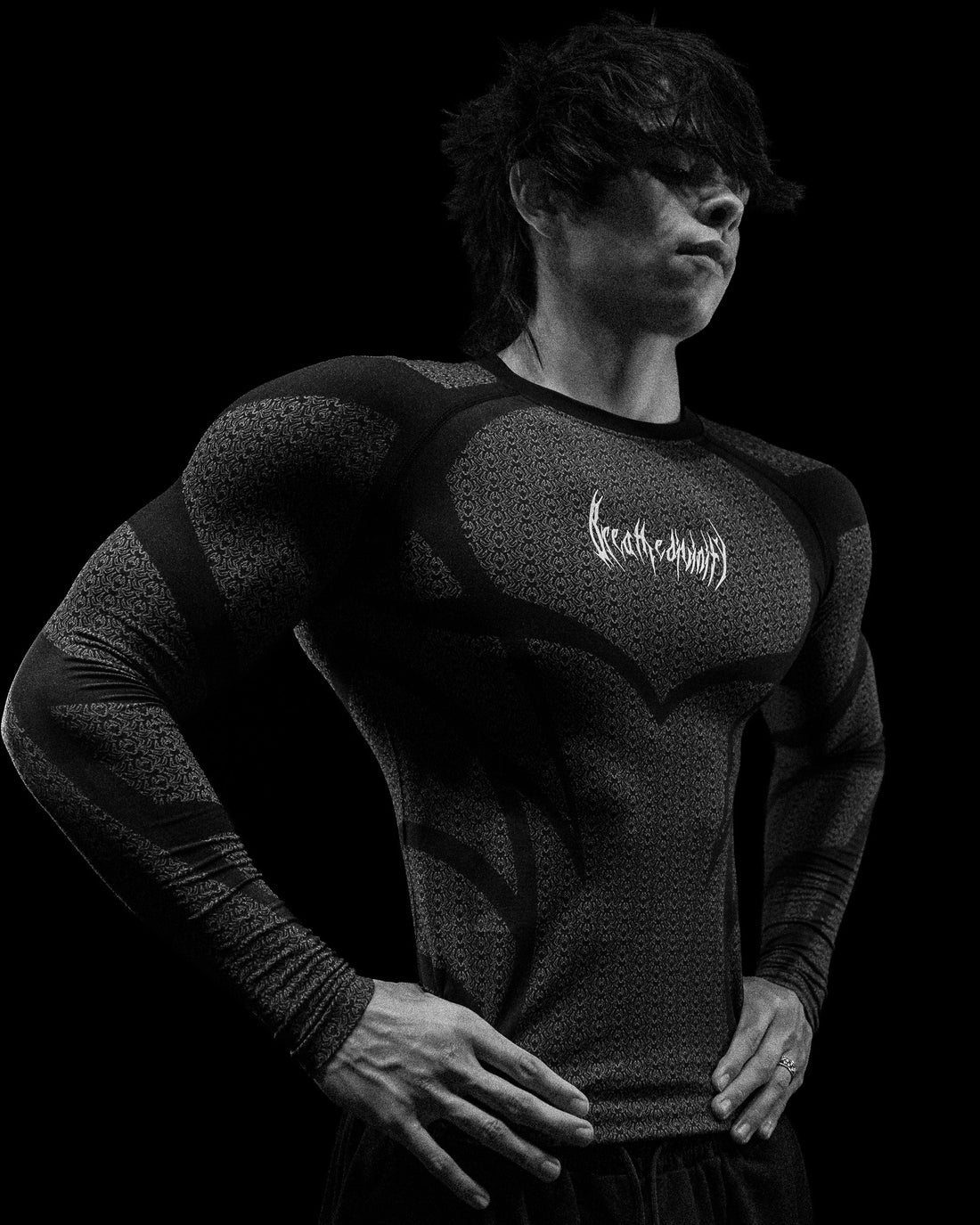 Doom Tech™ Spider-Corpse Longsleeve Compression [VOID BLACK]