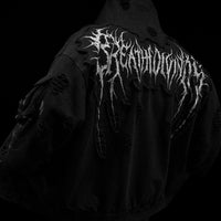 Vindicator Tarnished Cargo Oversized Zip-up Hoodie [VOID BLACK]
