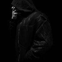 Venom Oversized Zip-up Hoodie [DARKNESS]