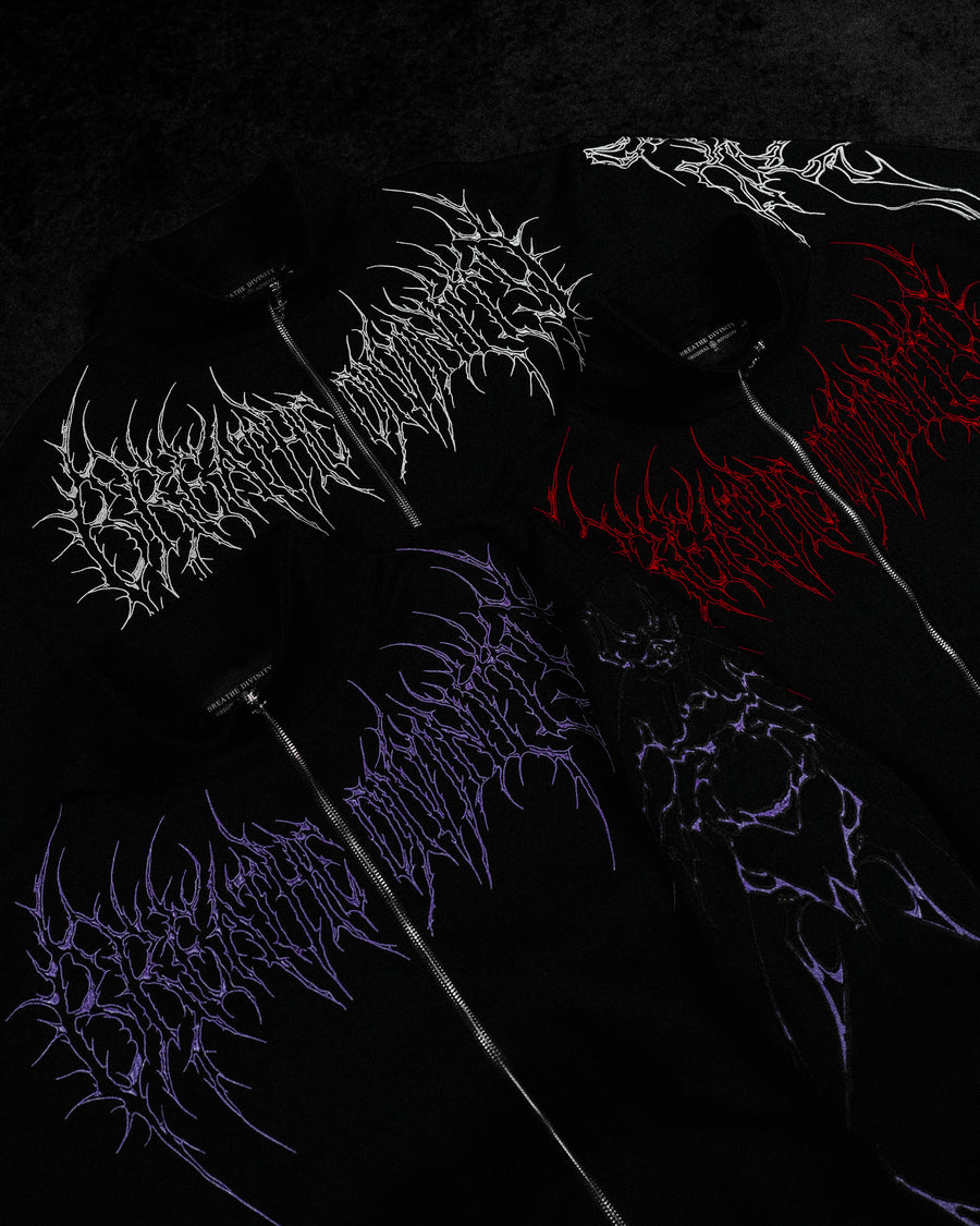 Netherwalker Oversized Zip-up jacket [VOID BLACK]