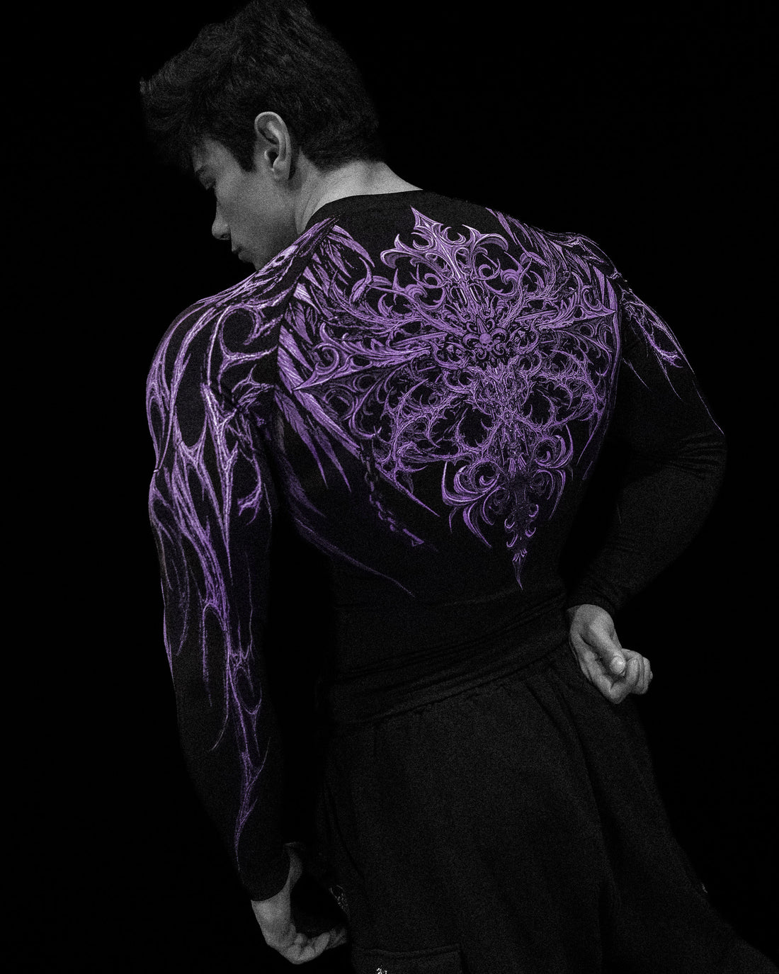 Void Tech™  Fallen Knight longsleeve Compression [AMETHYST]