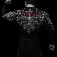 Void Tech™  Fallen Knight longsleeve Compression [HEAVENLY RED]