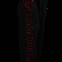 Womens Luxe Rhinestone Banana Uncuffed Sweatpants [NIGHTMARE]