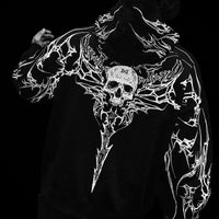 Kingslayer Oversized Zip-up hoodie [VOID BLACK]