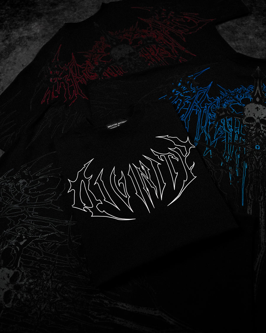 Bone Splitter Oversized T-shirt [VOID BLACK]