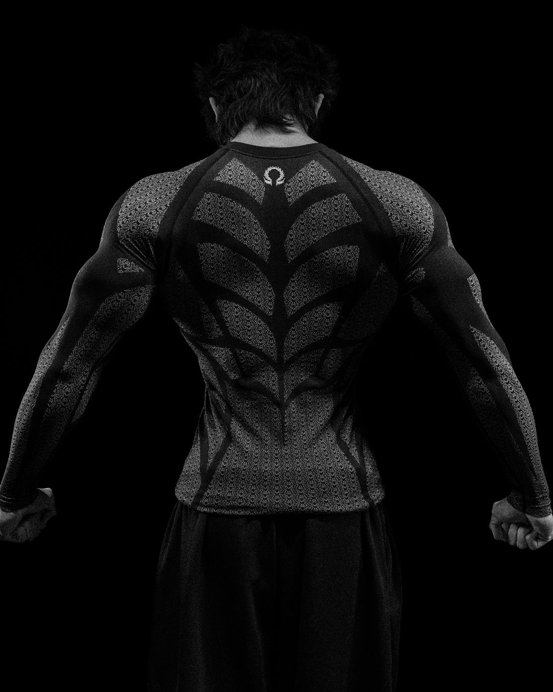 Doom Tech™ Spider-Corpse Longsleeve Compression [VOID BLACK]