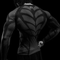 Doom Tech™ Spider-Corpse Longsleeve Compression [VOID BLACK]