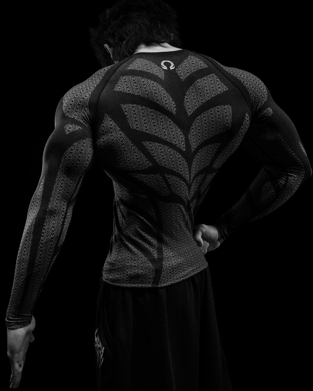 Doom Tech™ Spider-Corpse Longsleeve Compression [VOID BLACK]