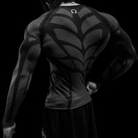 Doom Tech™ Spider-Corpse Longsleeve Compression [VOID BLACK]