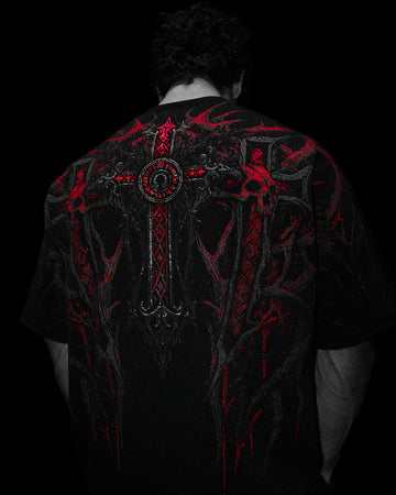 Heaven's Gate Oversized T-shirt [RAGE]