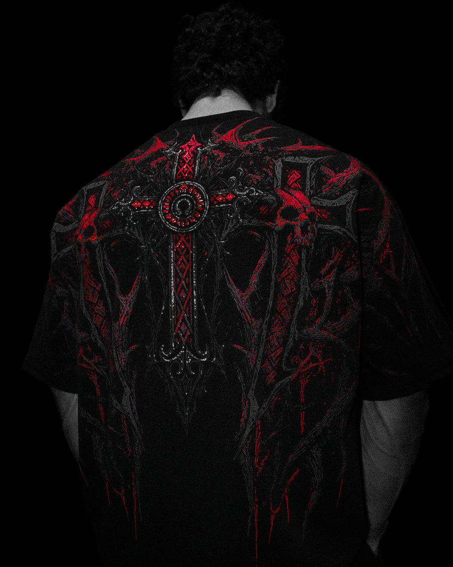 Heaven's Gate Oversized T-shirt [RAGE]