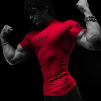 Void Tech™ Adrenaline Mock Neck Compression [CRIMSON]