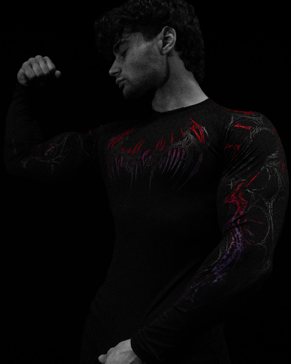 Void Tech™ Parasite Longsleeve Compression [BLOOD MOON]