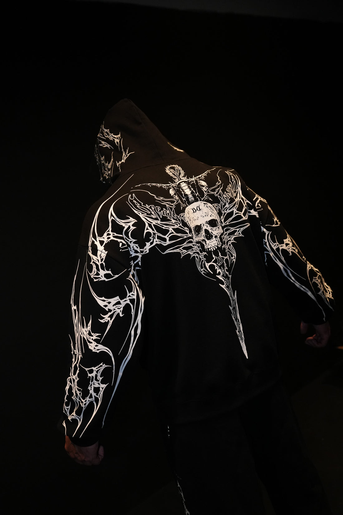 Kingslayer Oversized Zip-up hoodie [VOID BLACK] MEN'S BF COLL 2025