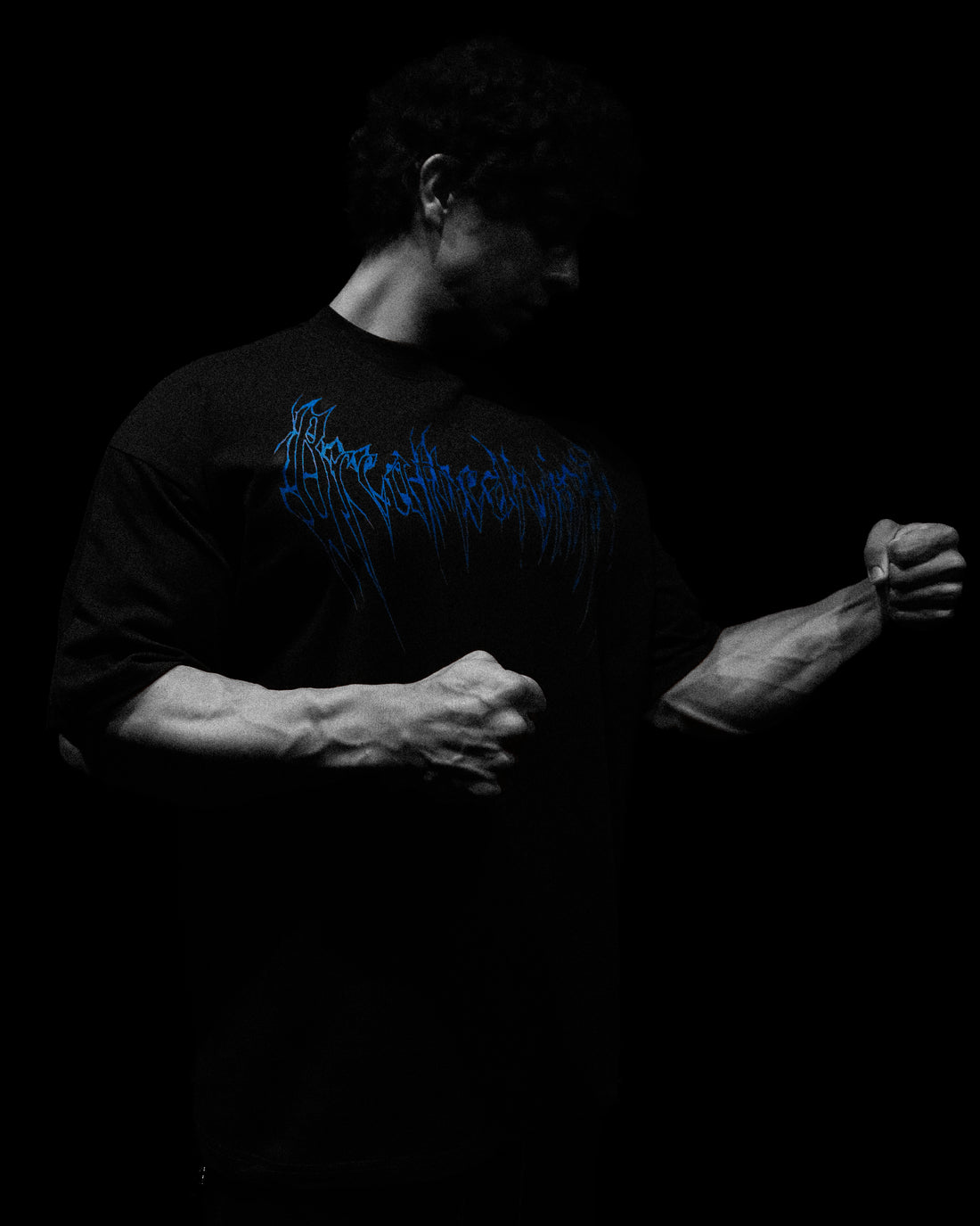 Doomslayer Oversized T-shirt [MOONLIGHT BLUE]