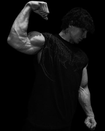 Dark Forge Oversized Cutoff Tee [DARKNESS]
