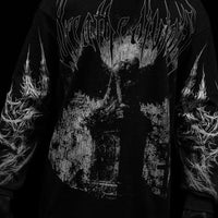 Death Portrait Oversized Longsleeve T-shirt [VOID BLACK]