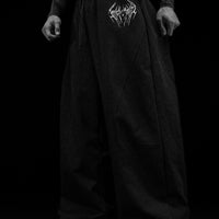 Mens Essential Embroidered Uncuffed Sweatpants [VOID BLACK]