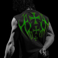 Armored Cut-off Tee [GLOW IN THE DARK]