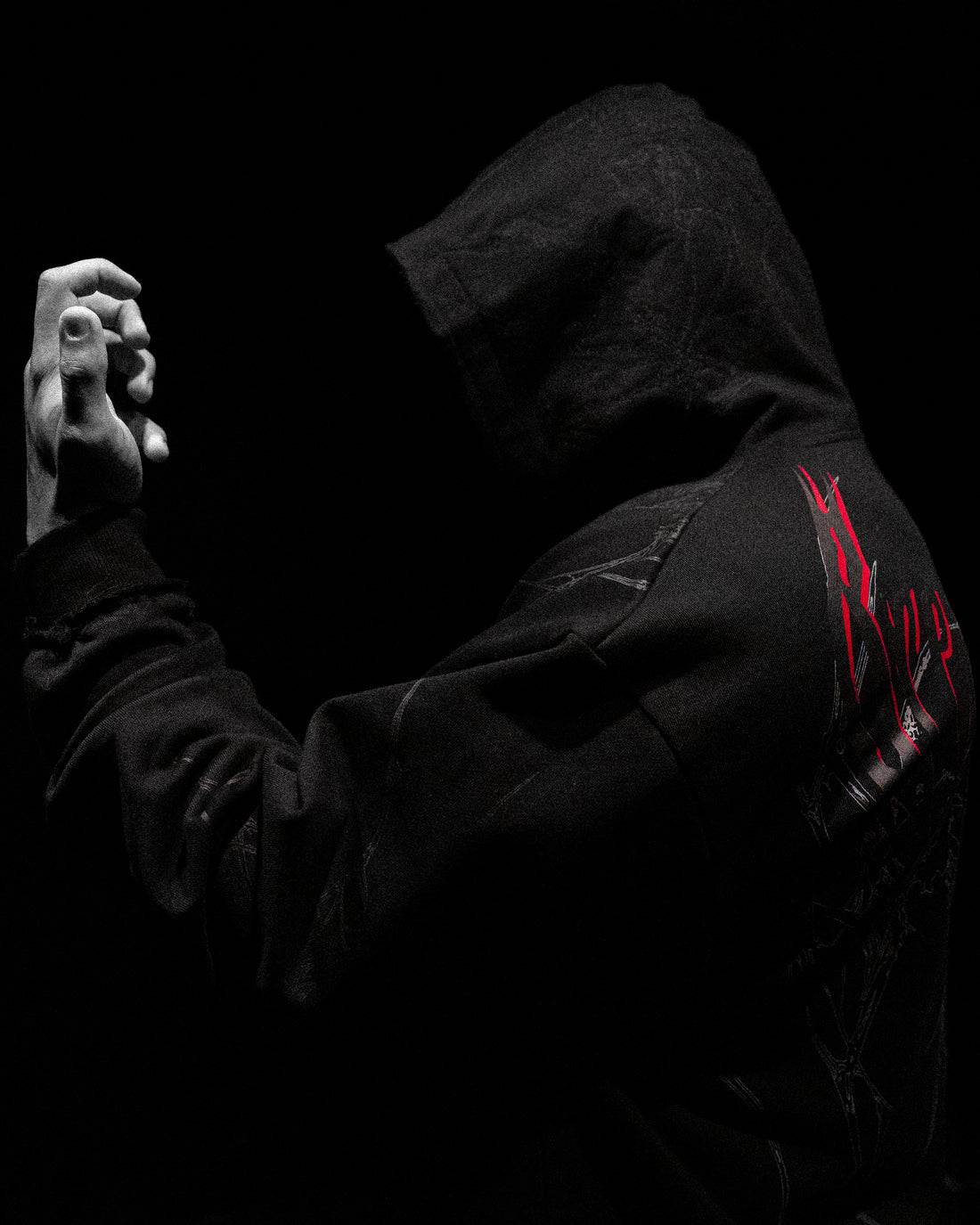 Venom Oversized Zip-up Hoodie [NIGHTMARE]