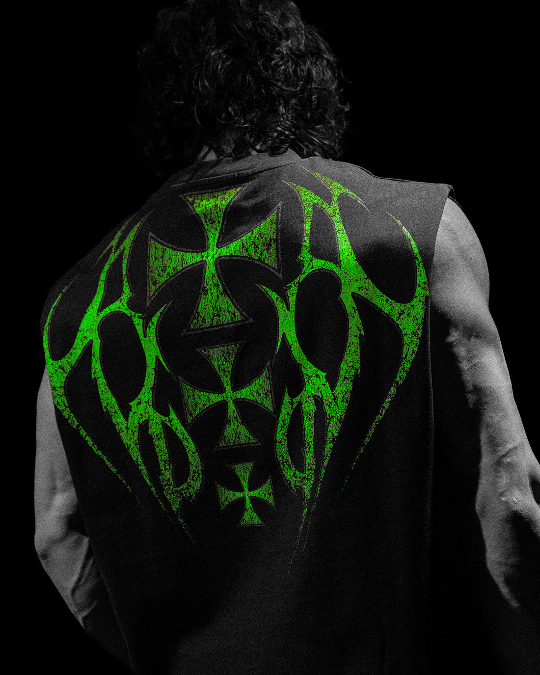 Armored Cut-off Tee [GLOW IN THE DARK]