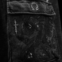 Draconian Metallic Uncuffed Cargos [VINTAGE]