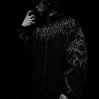Netherwalker Oversized Zip-up jacket [MIDNIGHT]