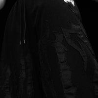 Destroyed Banana Shape sweatpants [DARKNESS]