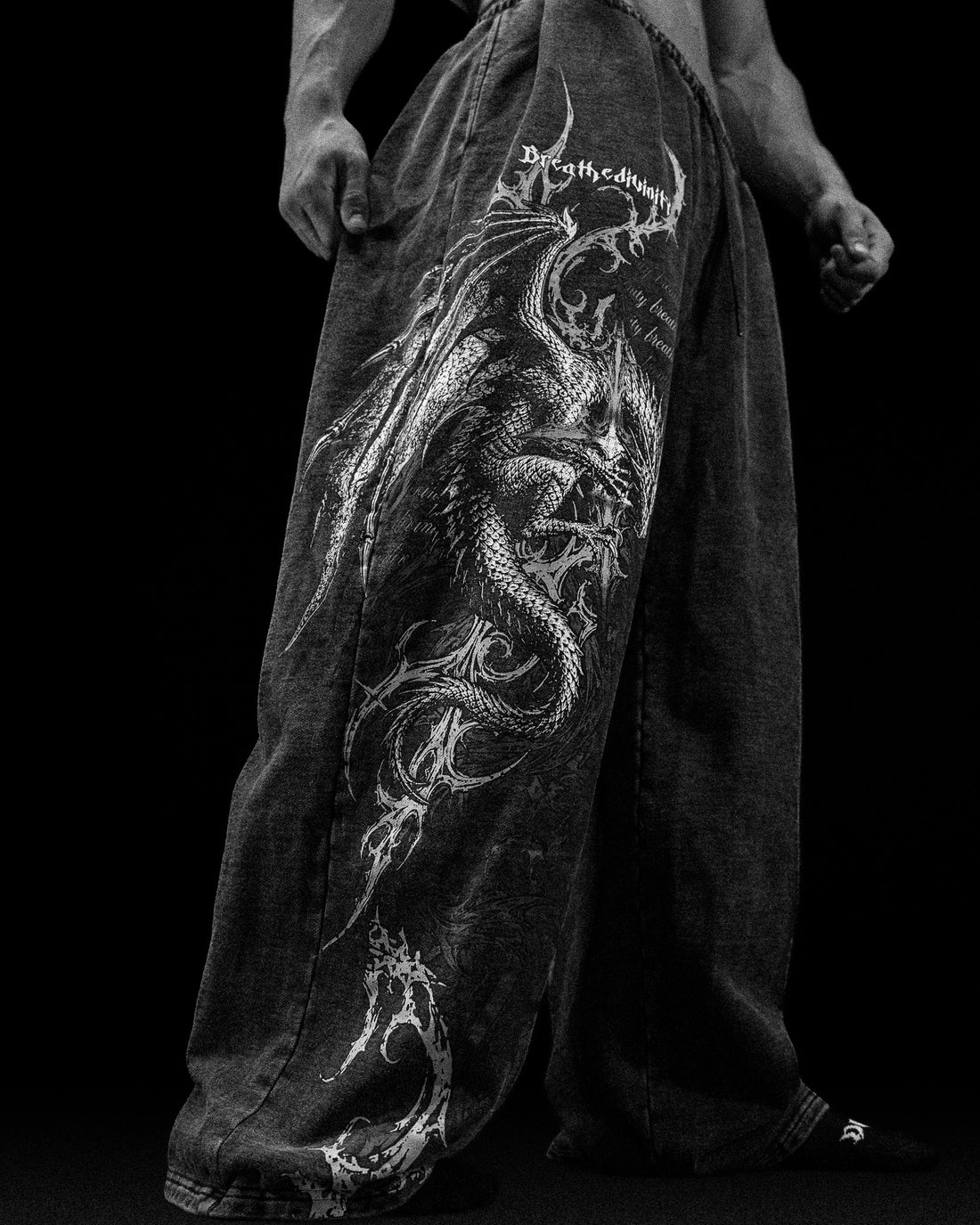 Draconian Metallic Uncuffed Cargos [VINTAGE]
