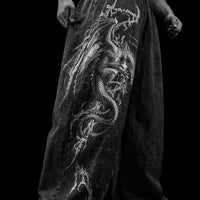Draconian Metallic Uncuffed Cargos [VINTAGE]
