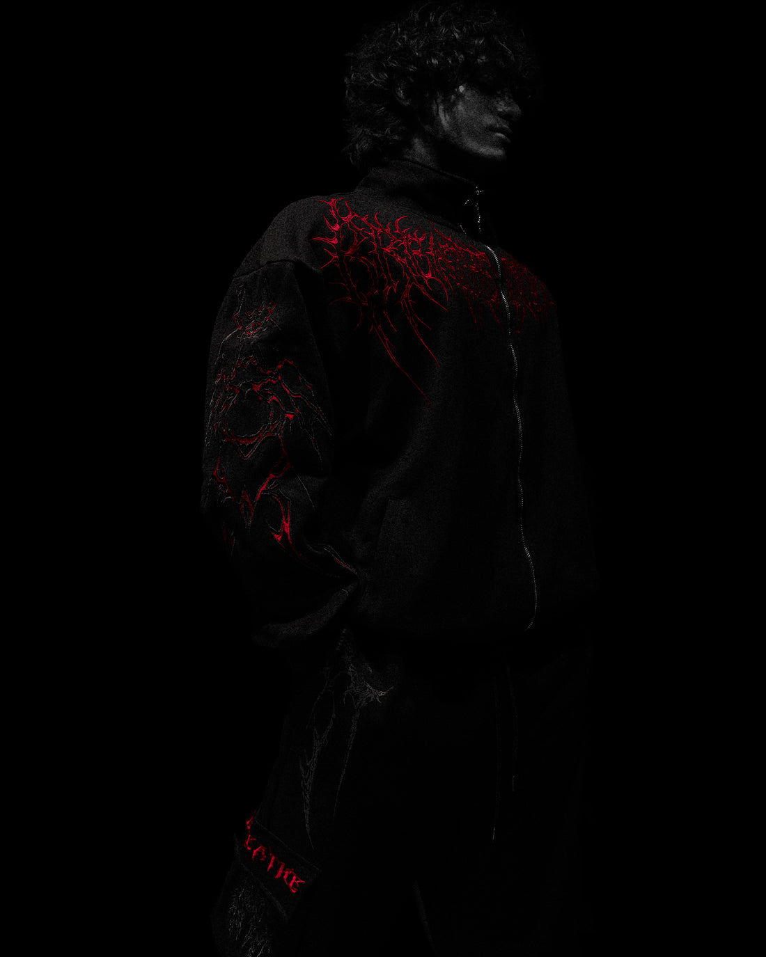 Netherwalker Oversized Zip-up jacket [NIGHTMARE]