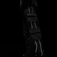 Cyber Uncuffed Cargo Trackpants [VOID BLACK]