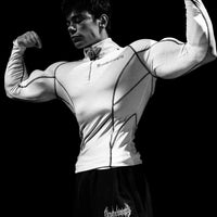 Void Tech™ Eternal Quarter-Zip Longsleeve Compression [DIVINE WHITE]