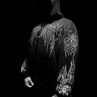 Abyssal Wraith Oversized Zip-up Hoodie [SMOKE]