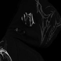 Tarnished Leviathan Oversized Zip-up Hoodie [DARKNESS]