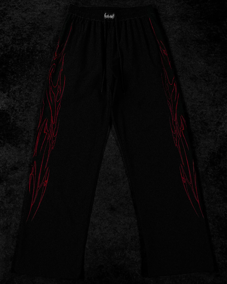 Dark Shadow Uncuffed Trackpants [HELLFIRE RED]