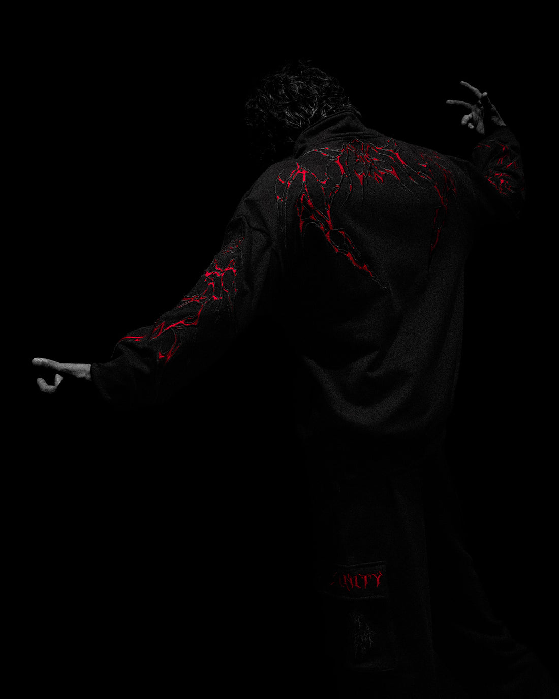 Netherwalker Oversized Zip-up jacket [NIGHTMARE]