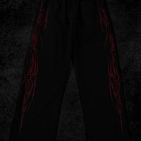 Dark Shadow Uncuffed Trackpants [HELLFIRE RED]