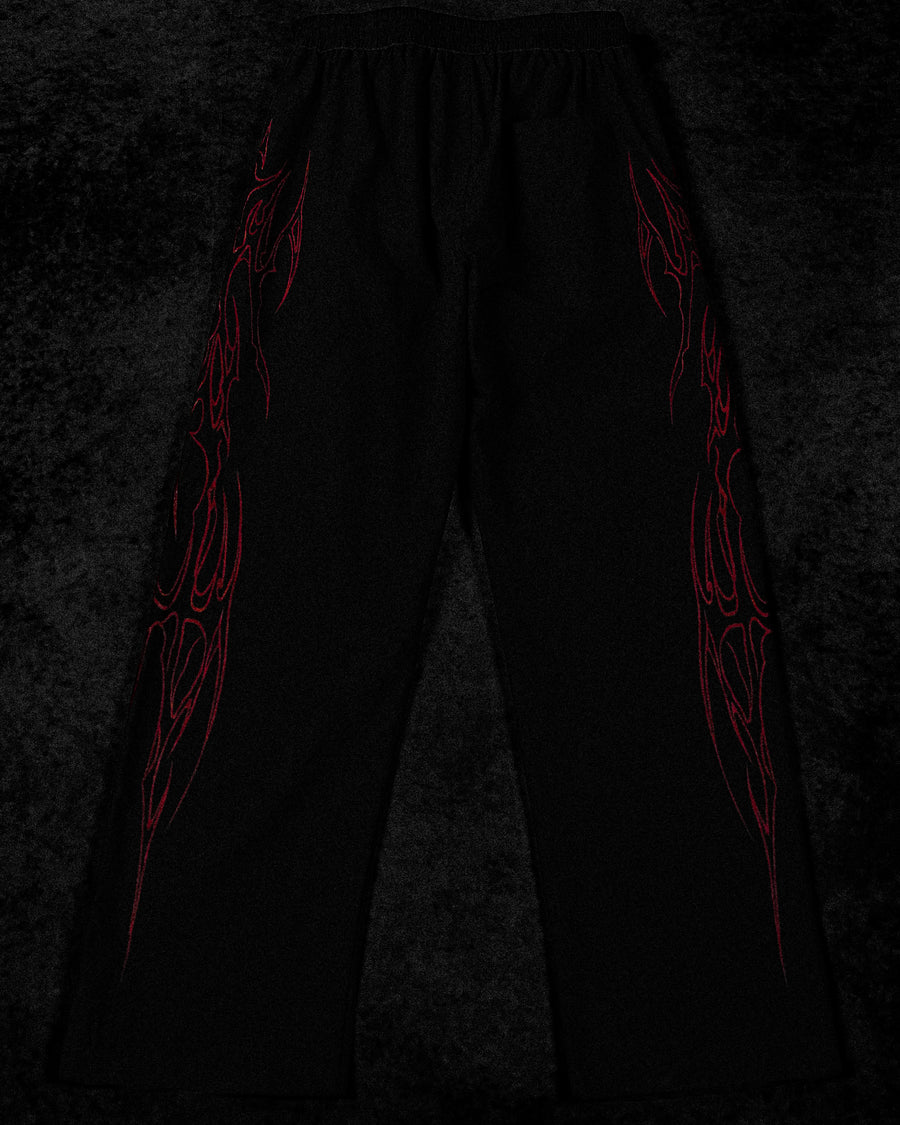 Dark Shadow Uncuffed Trackpants [HELLFIRE RED]