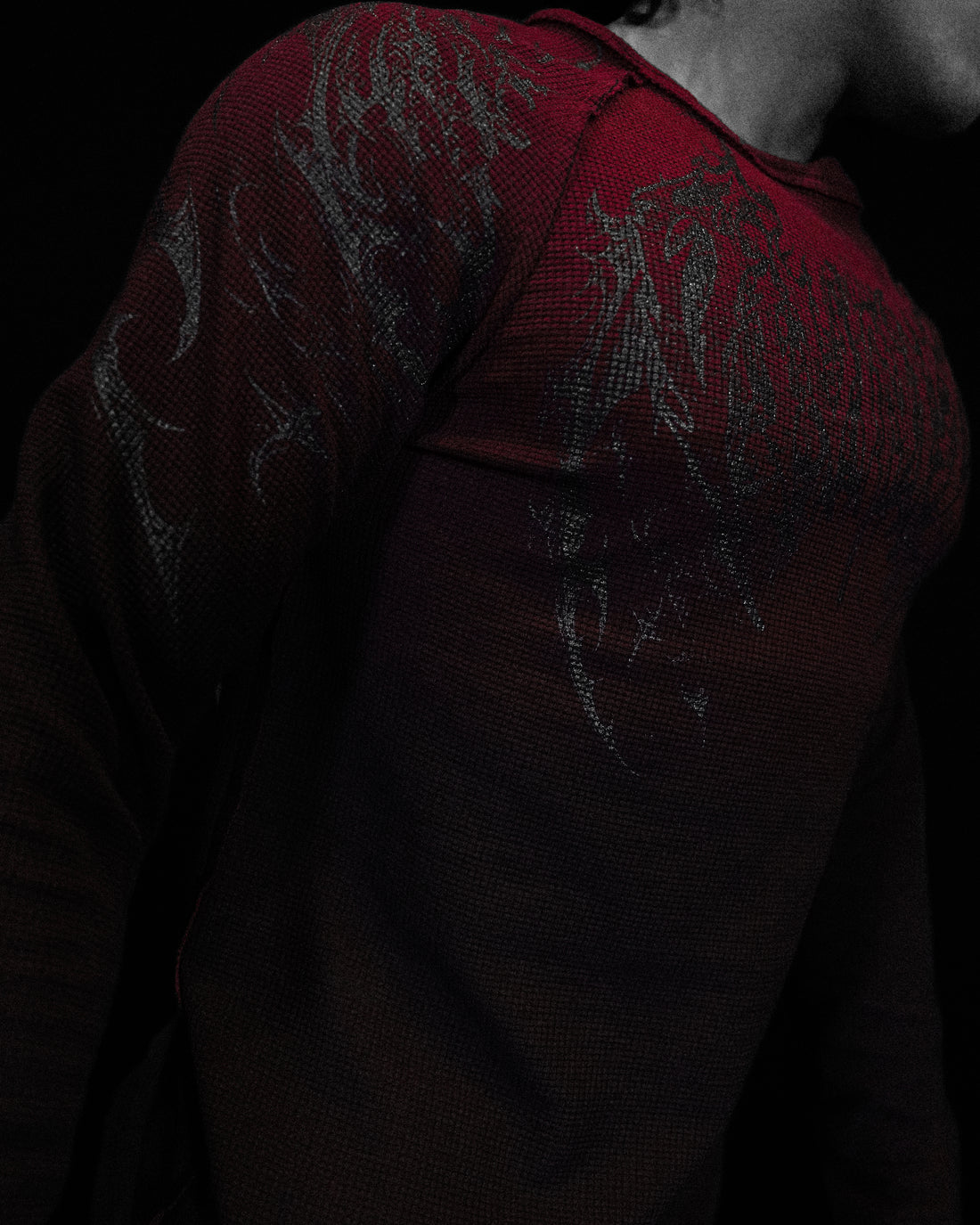 Obsidian Thermal longsleeve T-shirt [CRIMSON]