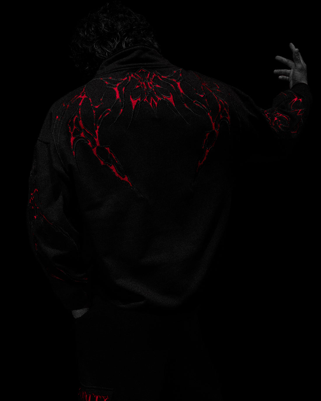 Netherwalker Oversized Zip-up jacket [NIGHTMARE]