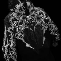 Deathwing Oversized Zip-up Hoodie [MIDNIGHT]