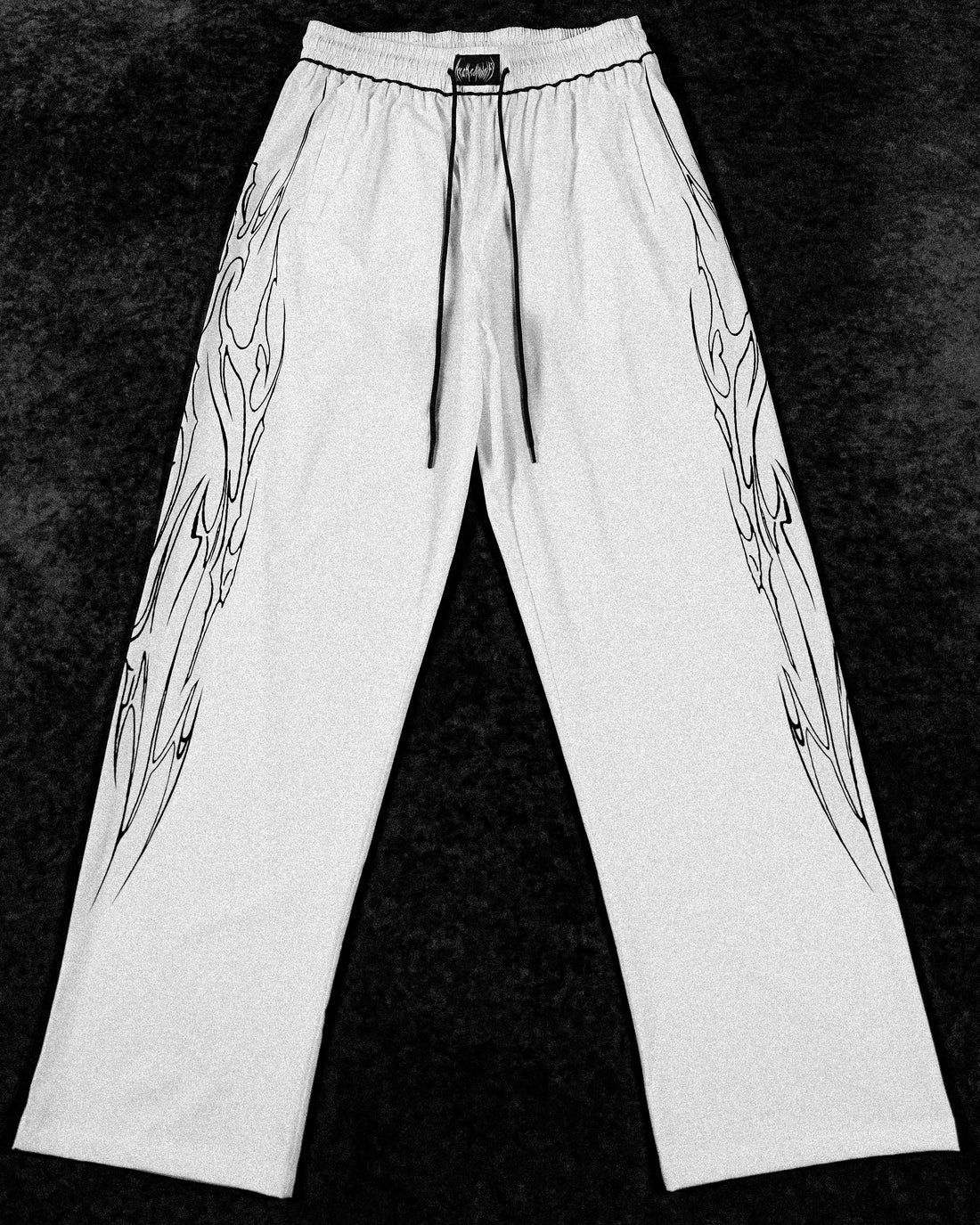 Dark Shadow Uncuffed Trackpants [DIVINE WHITE]