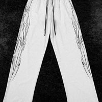 Dark Shadow Uncuffed Trackpants [DIVINE WHITE]