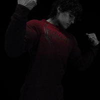 Mens Essential Thermal longsleeve T-shirt [CRIMSON]