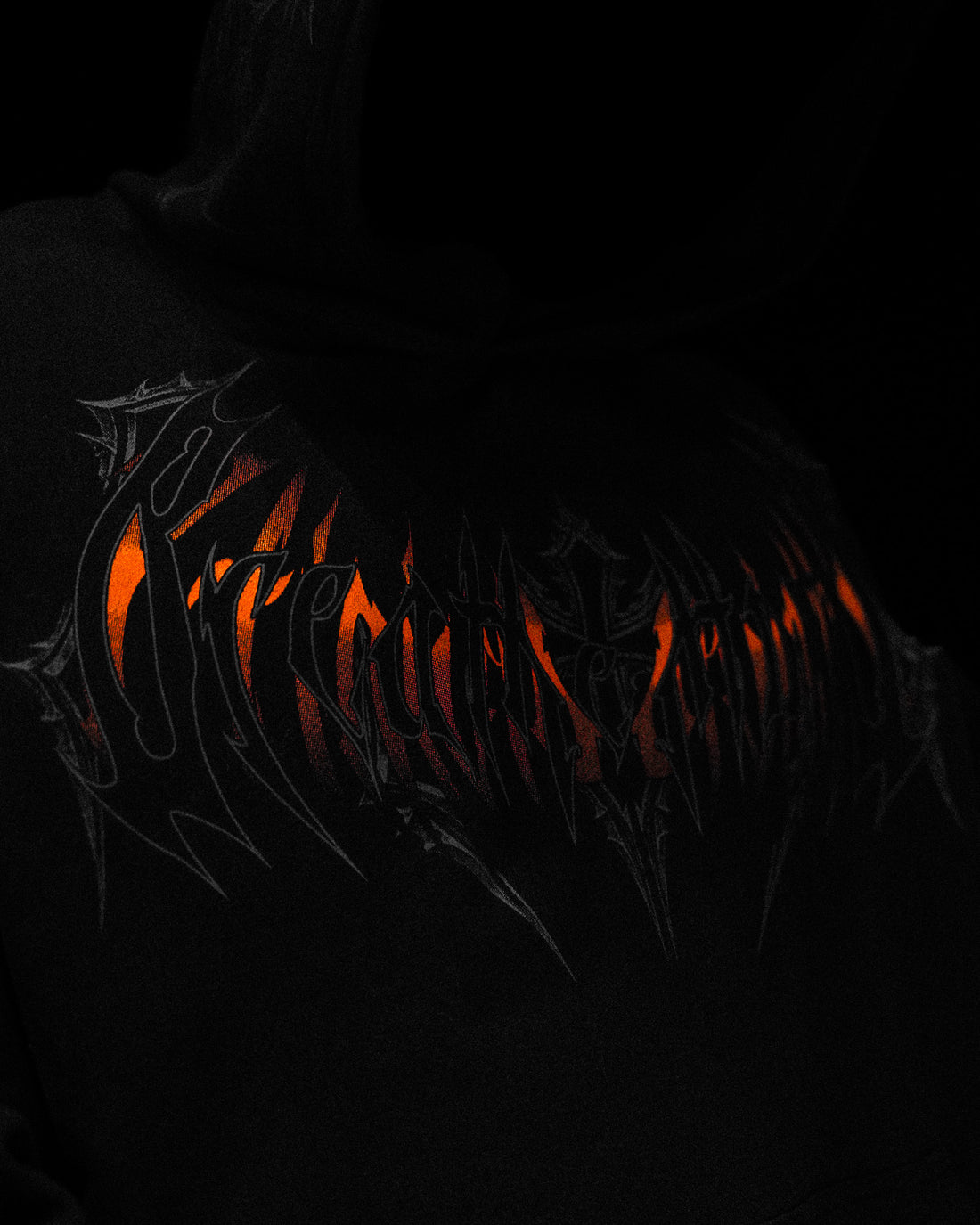 Nightfall Oversized Pullover Hoodie [ORANGE DREAM/SCORCH]